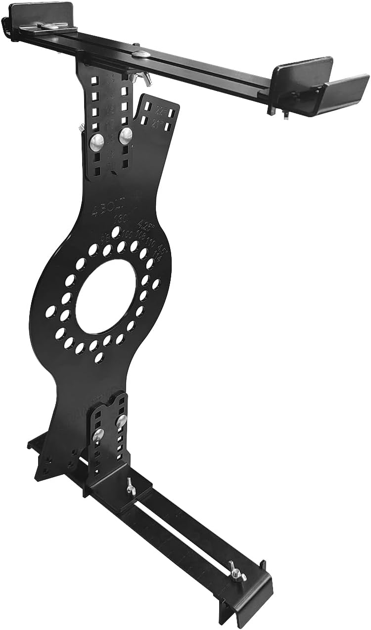 Lskioer Wheel Fitment Tool, 14"- 22" Wheel Fitment Simulator Tire/Rim Fit Size Measuring Mockup Tools, 4 Lug Pattern Car Wheel Offset Tool - Image 1